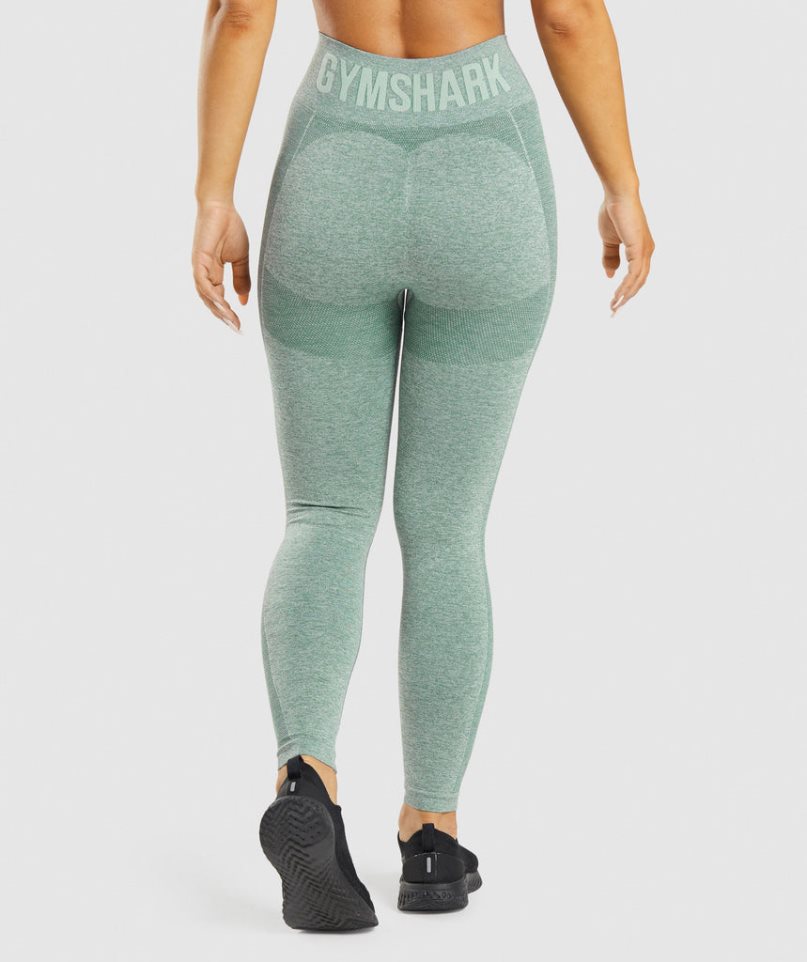 Gymshark Flex High Waisted Leggings Damen Hellgrün | 37908LTRX