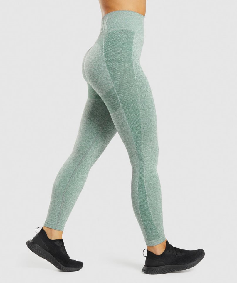 Gymshark Flex High Waisted Leggings Damen Hellgrün | 37908LTRX