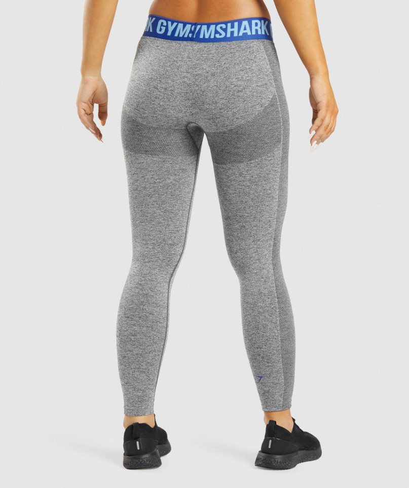 Gymshark Flex Low Rise Leggings Damen Grau | 48267JUVI