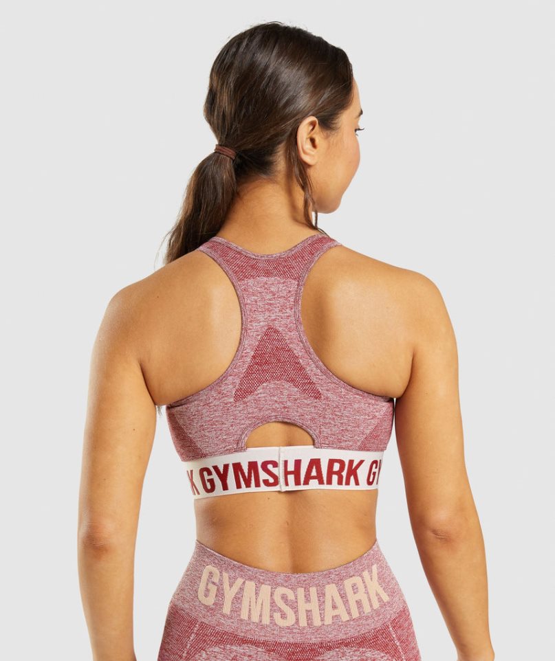 Gymshark Flex Sport Bh Damen Bordeaux | 80427RANC