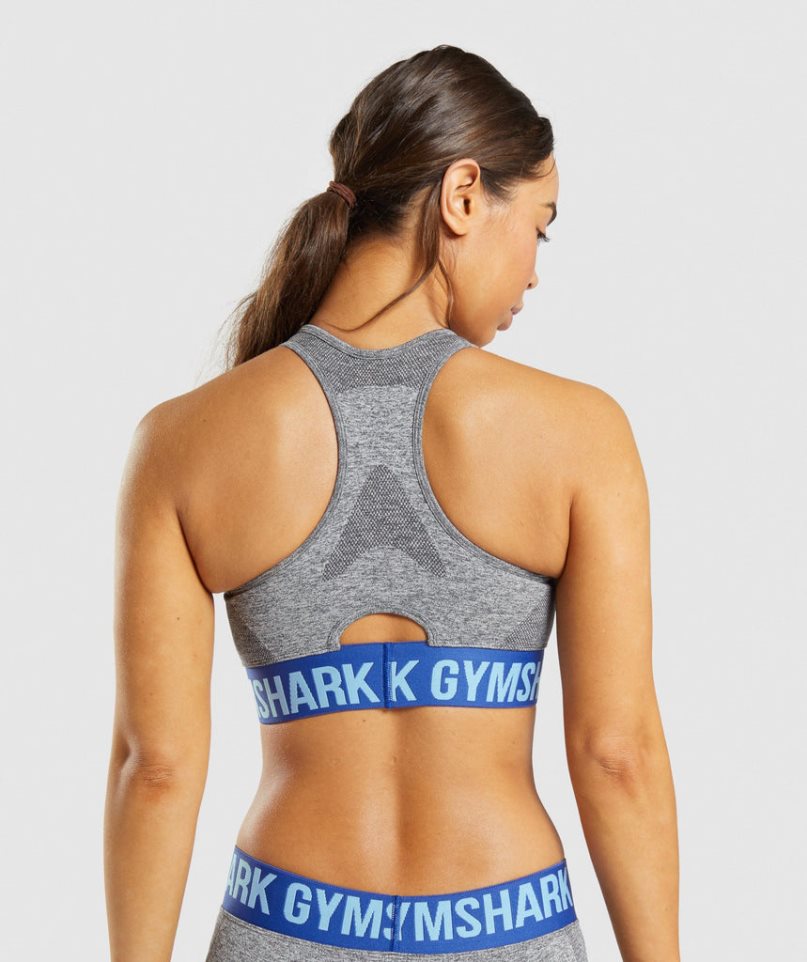 Gymshark Flex Sport Bh Damen Grau | 42861DLNV