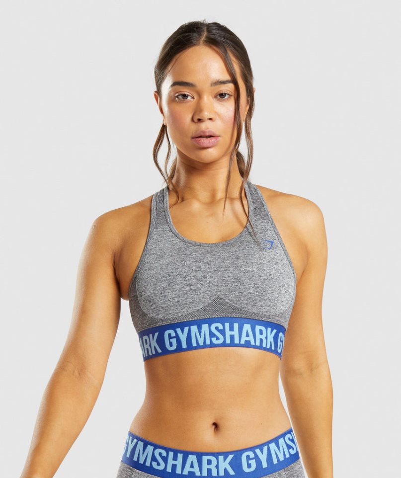 Gymshark Flex Sport Bh Damen Grau | 42861DLNV