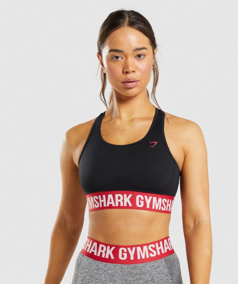 Gymshark Flex Sport Bh Damen Schwarz | 59147EJHT