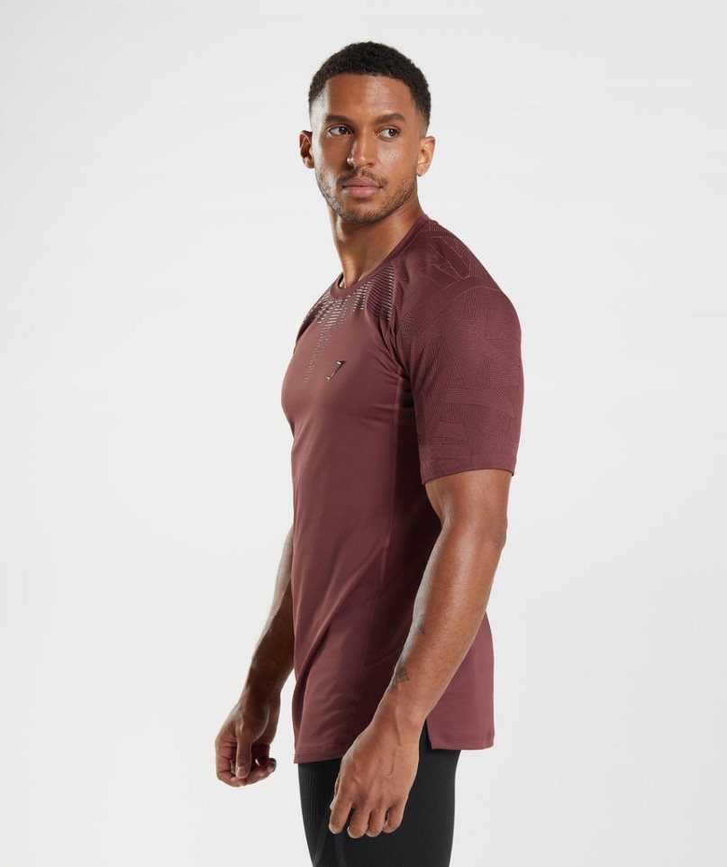 Gymshark Form T-shirts Herren Braun | 72365GSFY