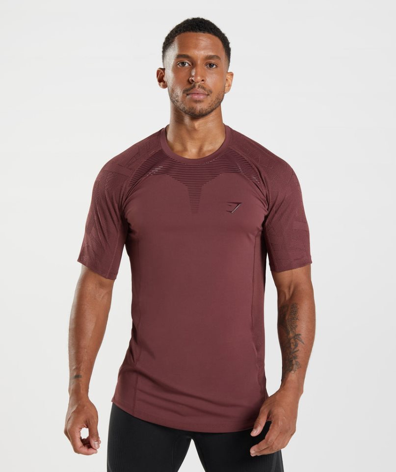 Gymshark Form T-shirts Herren Braun | 72365GSFY