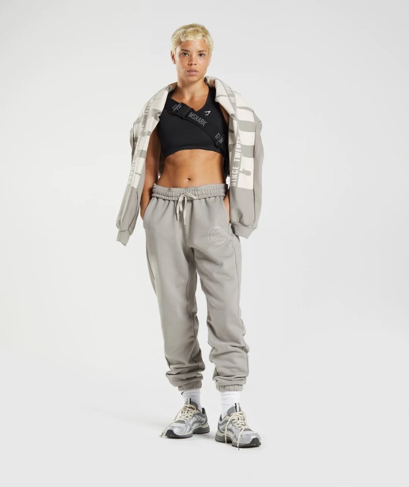 Gymshark GS10 Year Jogginghose Damen Grau | 84315XYNS