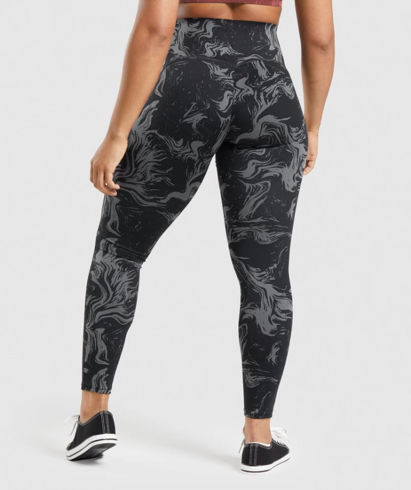 Gymshark GS Power High Rise Leggings Damen Schwarz | 03218TSRU