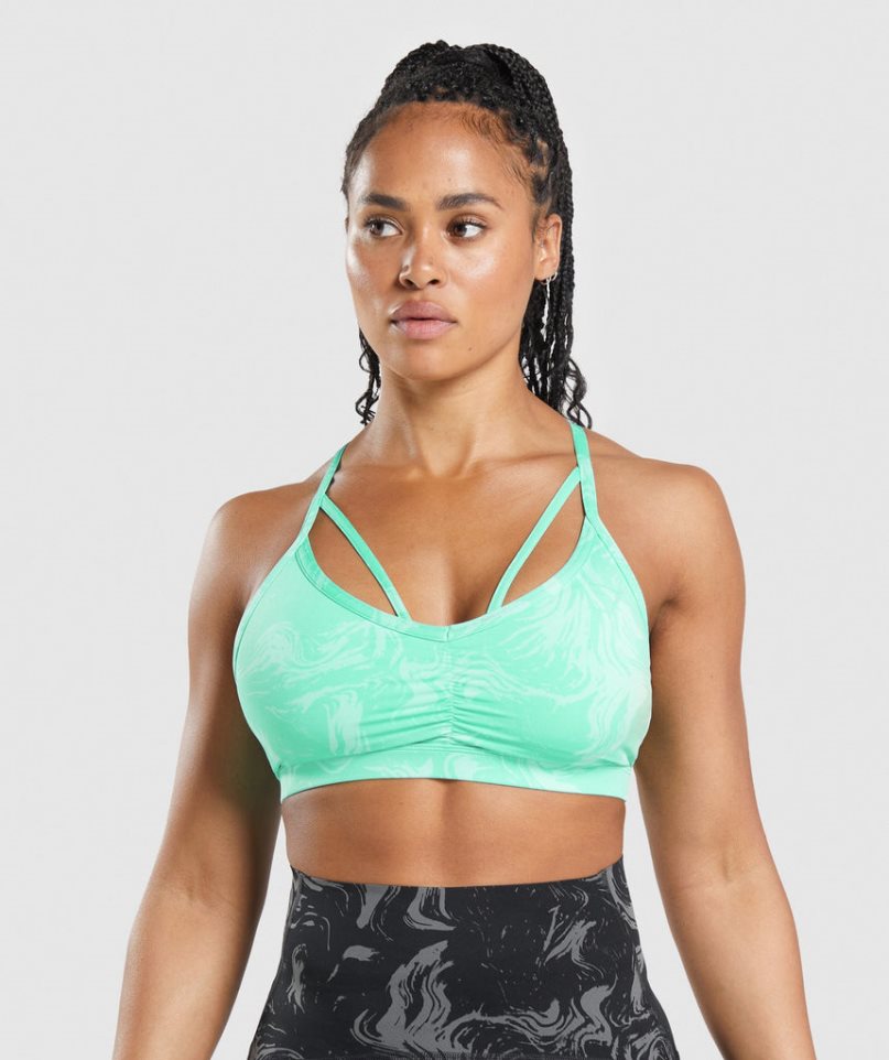 Gymshark GS Power Sport Bh Damen Helltürkis | 28765RQBK