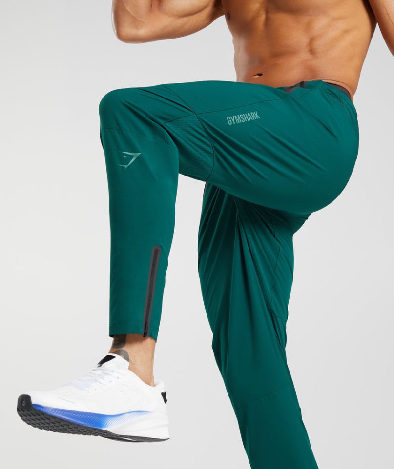 Gymshark Hybrid Woven Jogginghose Herren Grün | 68792PAFQ