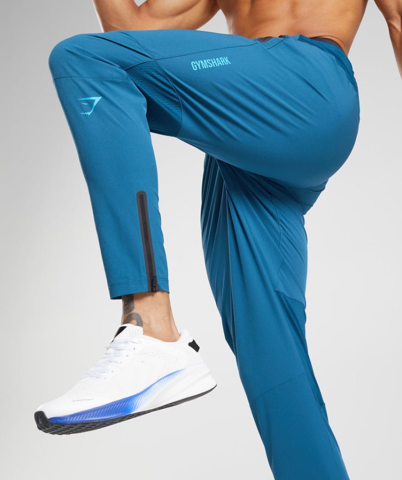 Gymshark Hybrid Woven Jogginghose Herren Blau | 72364ZPTQ