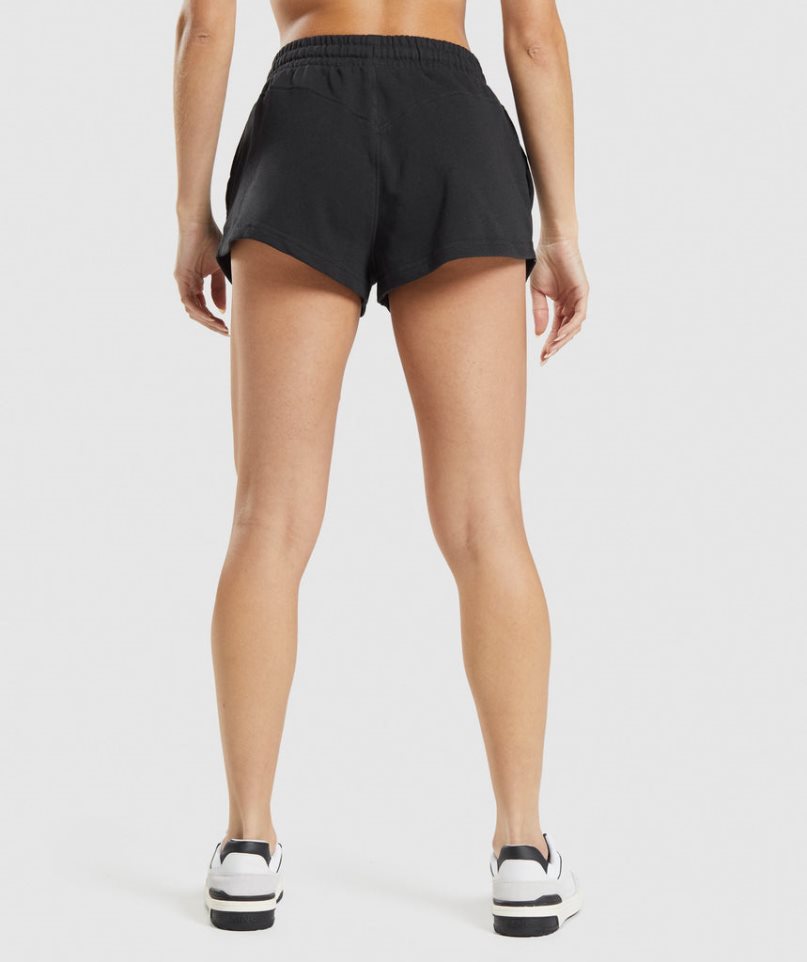 Gymshark Leg Day Kurze Hose Damen Schwarz | 21403HNIU