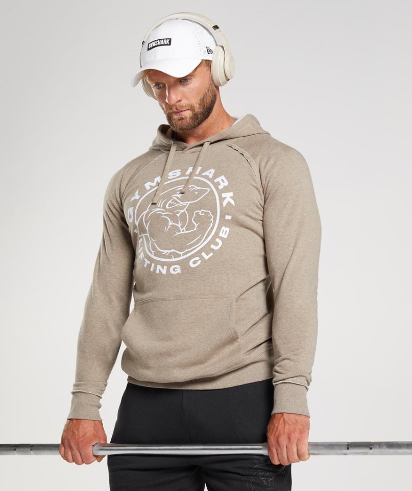 Gymshark Legacy Hoodie Herren Beige | 83762UESB