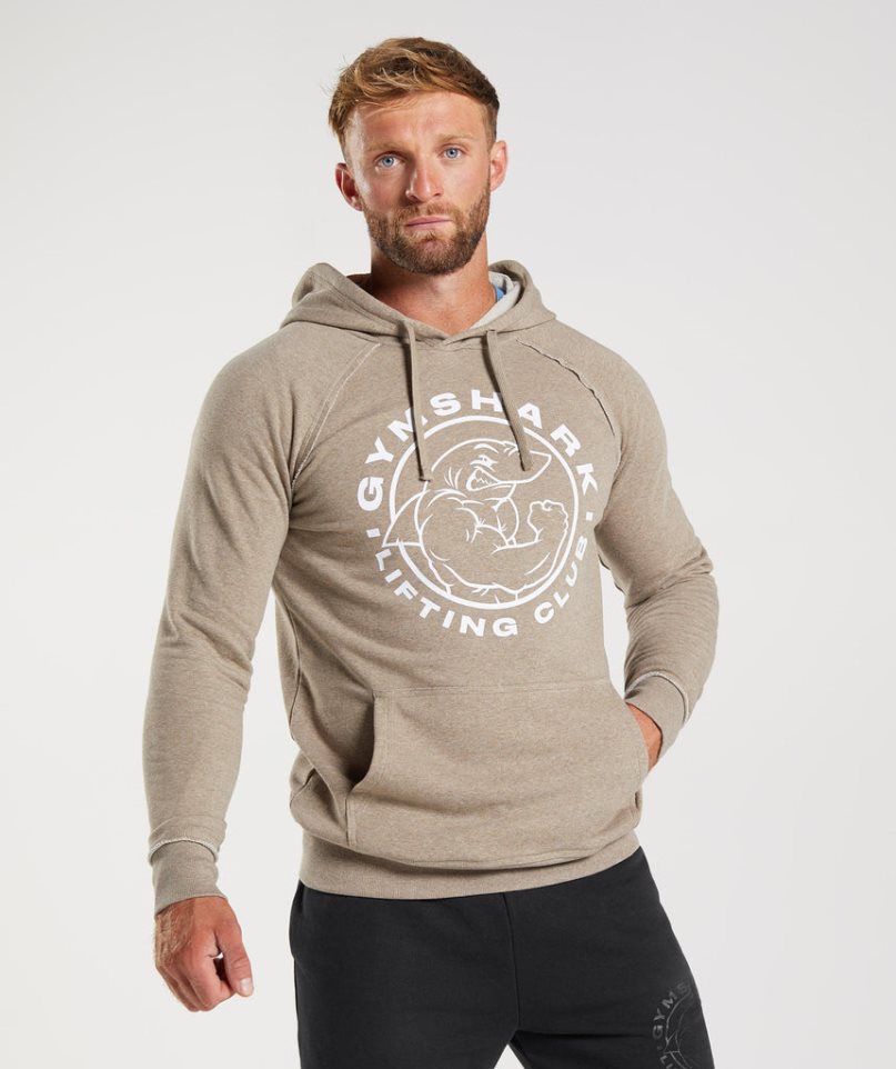 Gymshark Legacy Hoodie Herren Beige | 83762UESB