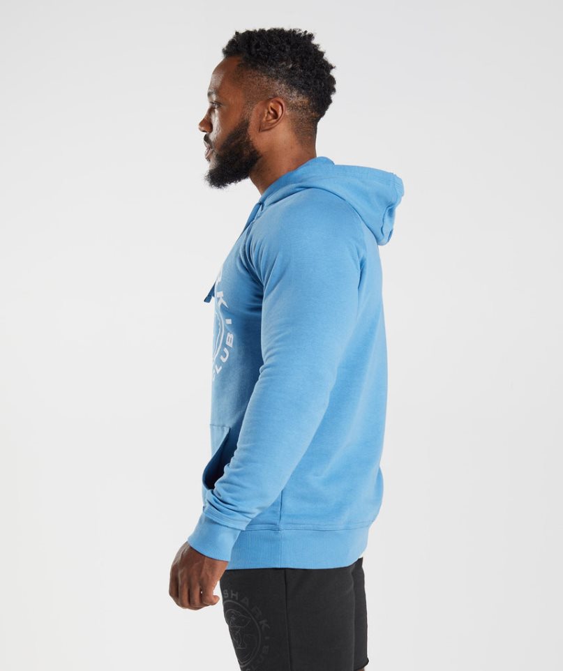 Gymshark Legacy Hoodie Herren Blau | 18052LJAF