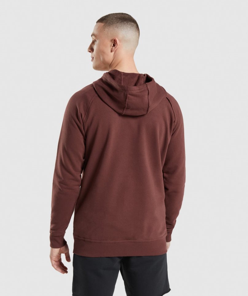 Gymshark Legacy Hoodie Herren Braun | 39710VJTF