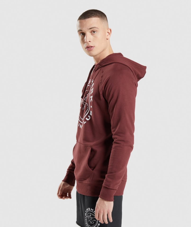 Gymshark Legacy Hoodie Herren Braun | 39710VJTF