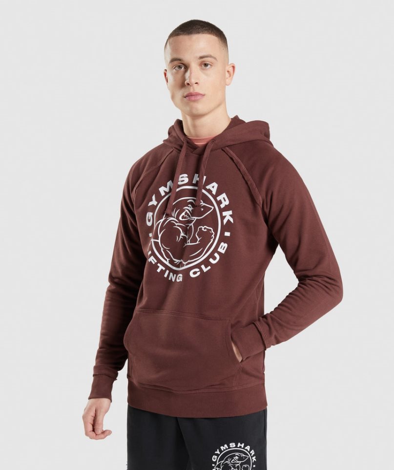 Gymshark Legacy Hoodie Herren Braun | 39710VJTF