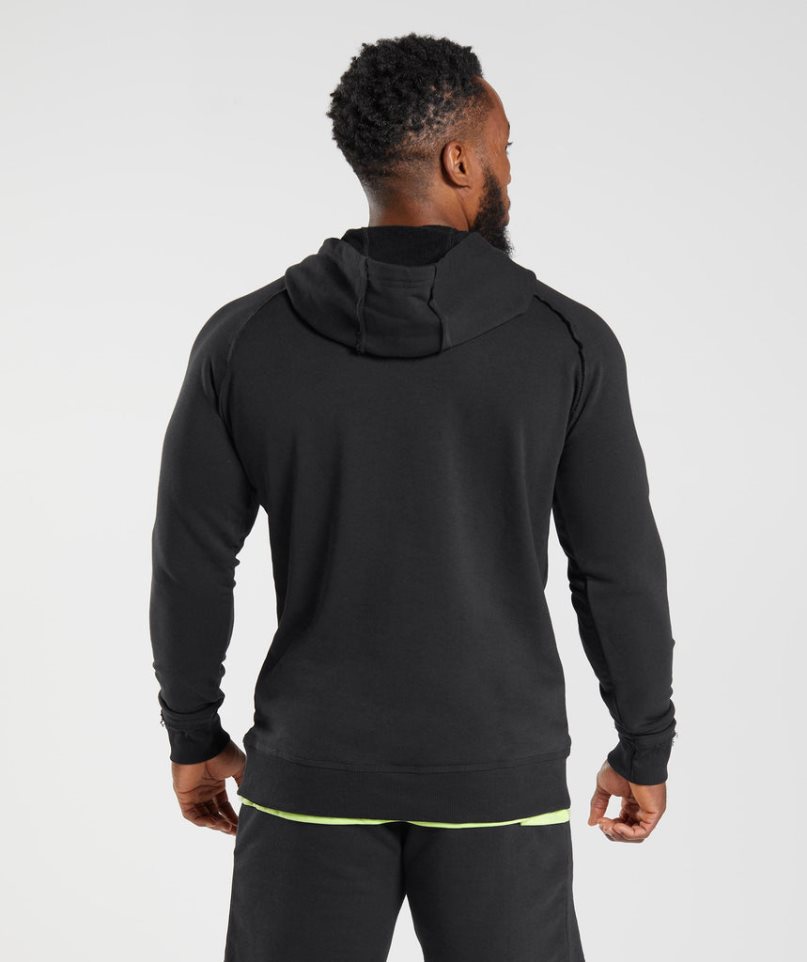 Gymshark Legacy Hoodie Herren Schwarz | 57810XSNA