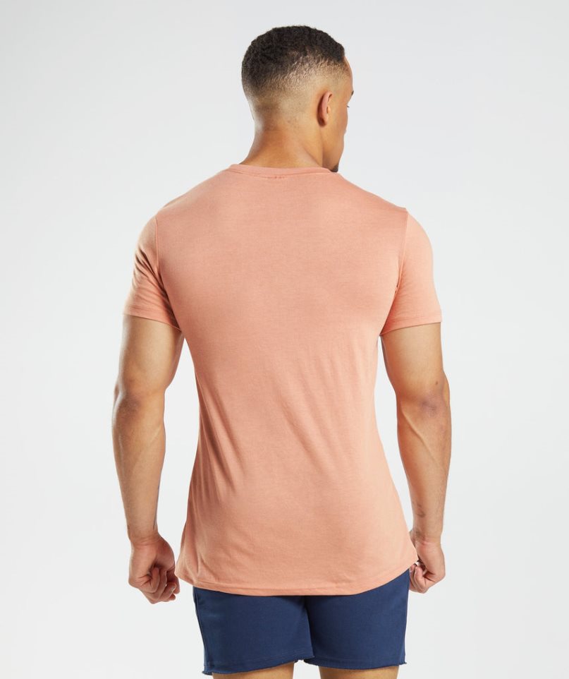 Gymshark Legacy T-shirts Herren Orange | 28473GRYQ