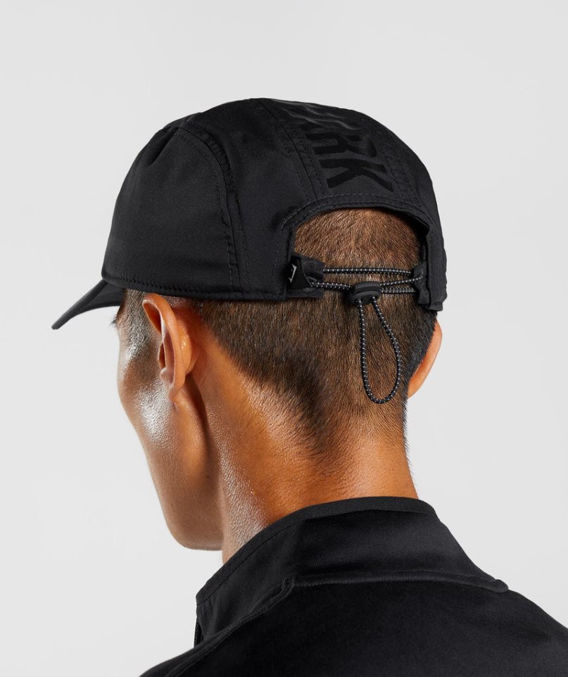 Gymshark Logo 5 Panel Kappen Schwarz | 10567LKEY