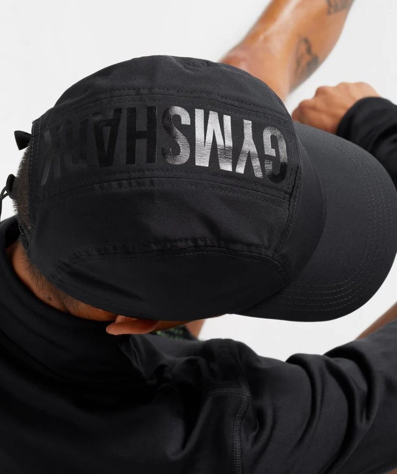 Gymshark Logo 5 Panel Kappen Schwarz | 10567LKEY