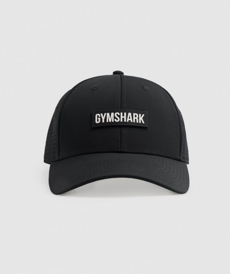 Gymshark Mesh Snapback Kappen Schwarz | 71085RVPB