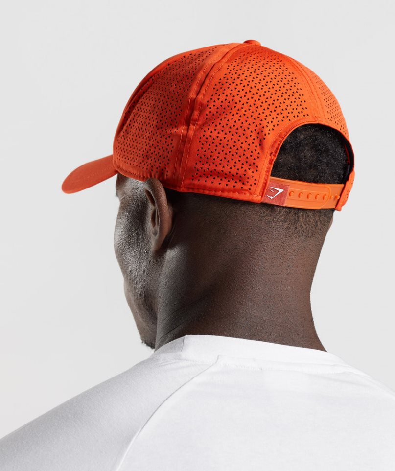 Gymshark Mesh Trucker Kappen Orange | 94873LFAQ