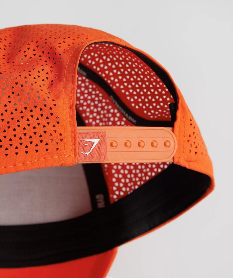 Gymshark Mesh Trucker Kappen Orange | 94873LFAQ