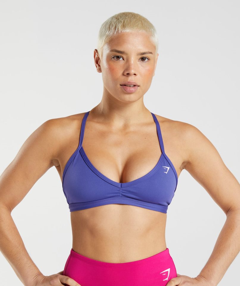 Gymshark Minimal Sport Bh Damen Lila | 65928ZVAT