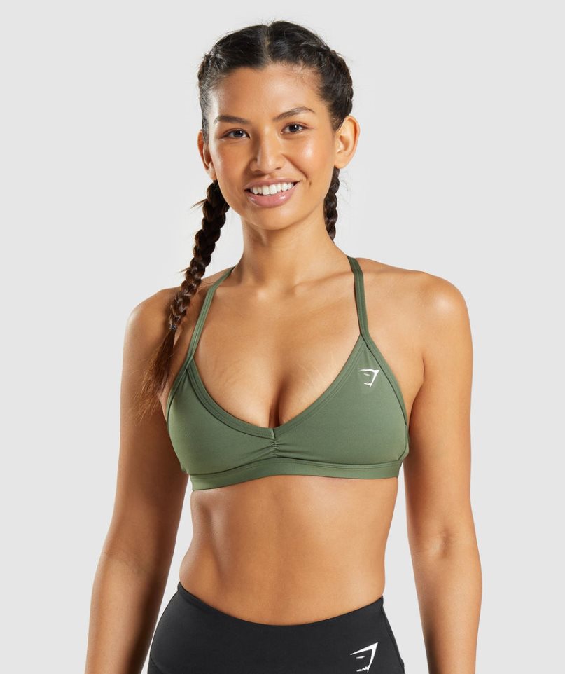 Gymshark Minimal Sport Bh Damen Olivgrün | 20719WGMH