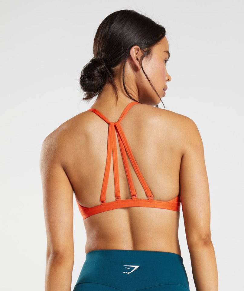 Gymshark Minimal Sport Bh Damen Orange | 14057SGWZ