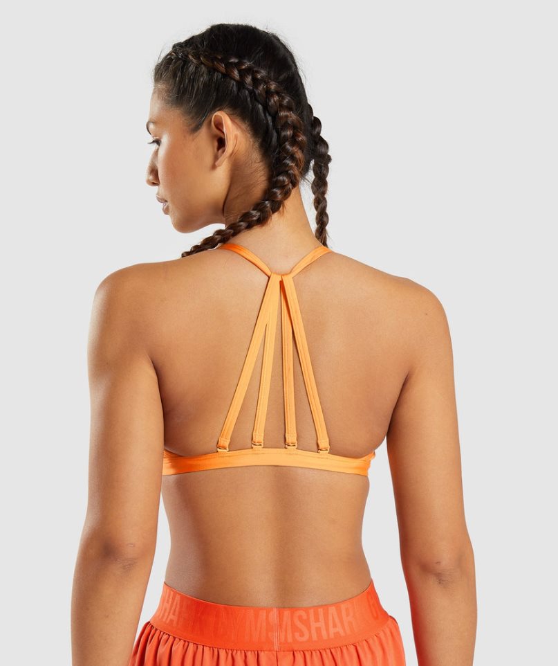 Gymshark Minimal Sport Bh Damen Orange | 89375RCTD