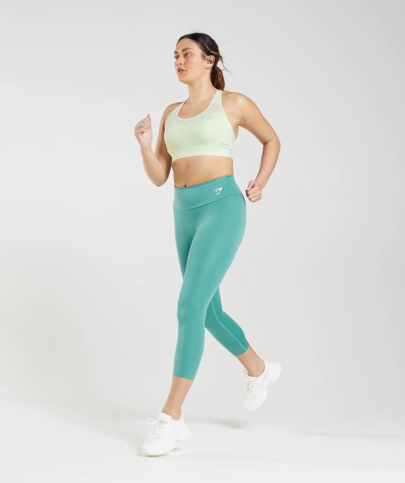 Gymshark Open Back Sport Bh Damen Mintfarben | 62157VXBQ