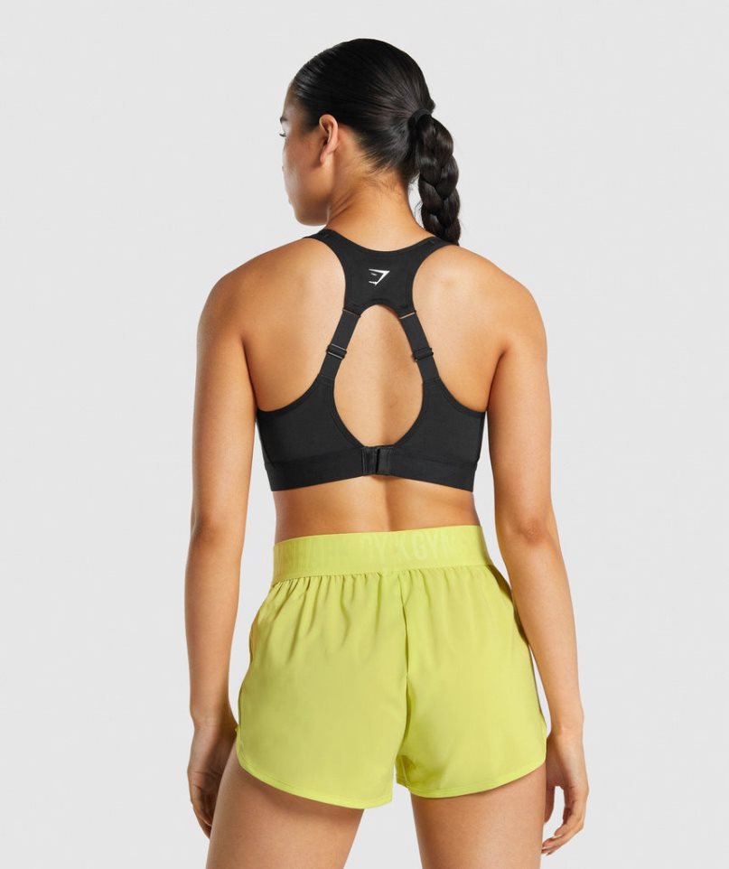 Gymshark Open Back Sport Bh Damen Schwarz | 65980HPOR