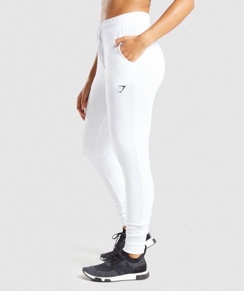 Gymshark Pippa Sport Jogginghose Damen Weiß | 91503MKVO