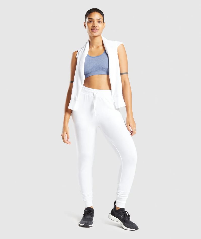 Gymshark Pippa Sport Jogginghose Damen Weiß | 91503MKVO