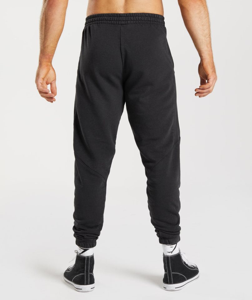 Gymshark Power Washed Jogginghose Herren Schwarz | 04519QDGP