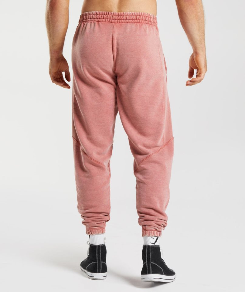 Gymshark Power Washed Jogginghose Herren Rosa | 71493ZIMD