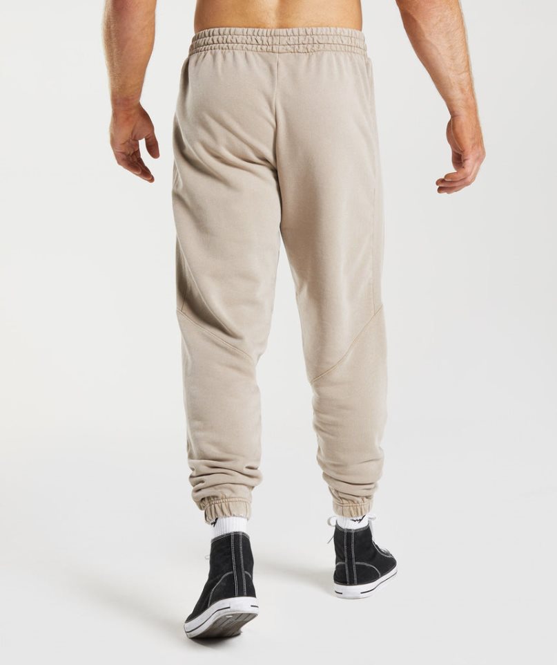 Gymshark Power Washed Jogginghose Herren Beige | 75264YVIW