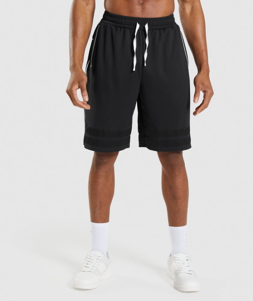 Gymshark Recess Basketball Kurze Hose Herren Schwarz | 58742HJIO