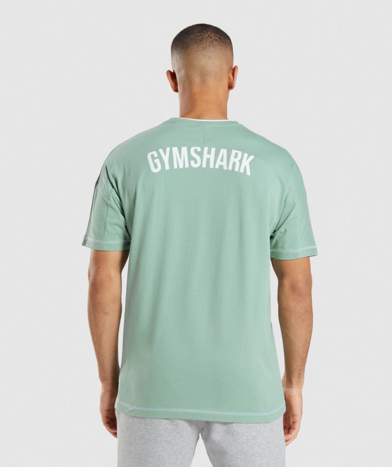 Gymshark Recess T-shirts Herren Hellgrün | 02758BNIA