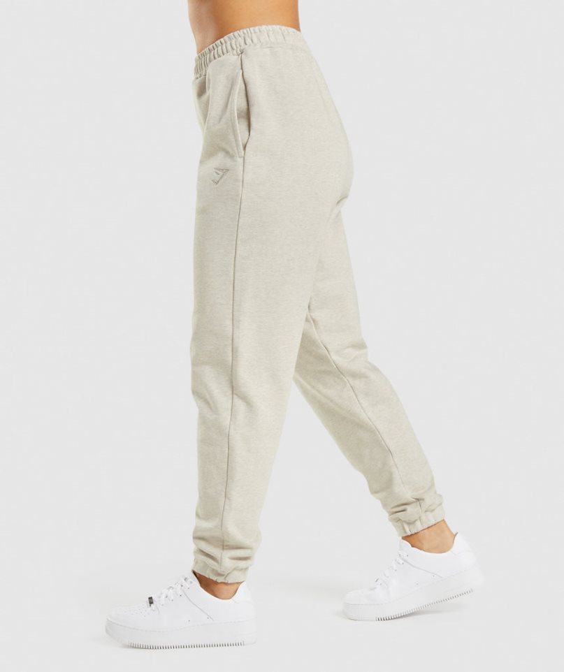 Gymshark Rest Day Sweats Jogginghose Damen Beige | 31068DAHU