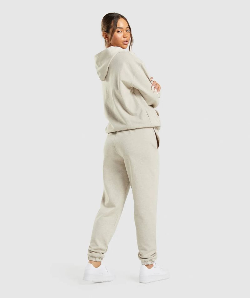 Gymshark Rest Day Sweats Jogginghose Damen Beige | 31068DAHU