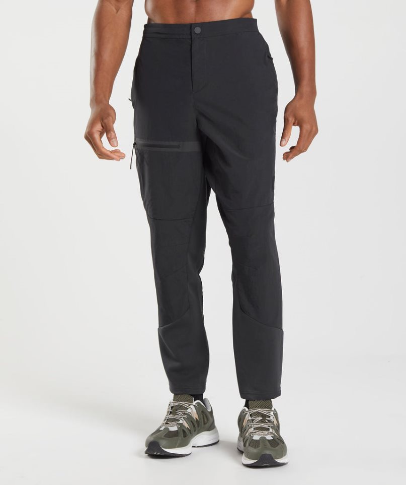 Gymshark Retake Woven Jogginghose Herren Schwarz | 70134JBRE