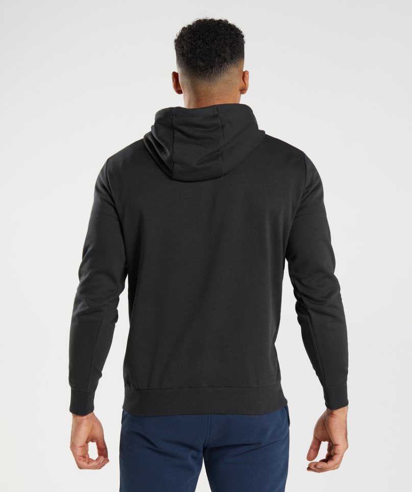 Gymshark Sharkhead Infill Hoodie Herren Schwarz | 31692GSDP