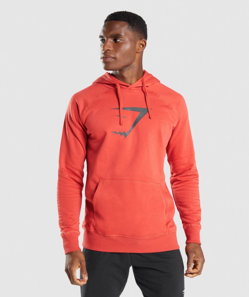 Gymshark Sharkhead Infill Hoodie Herren Orange | 89154FEYI