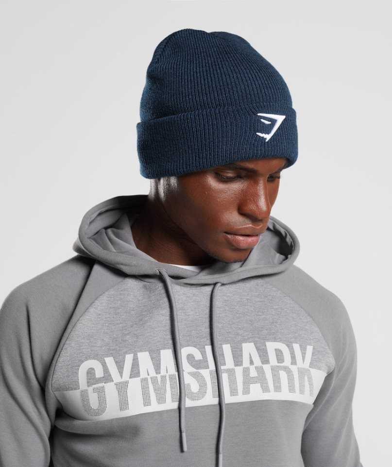 Gymshark Sharkhead Mütze Navy | 13294RYKV