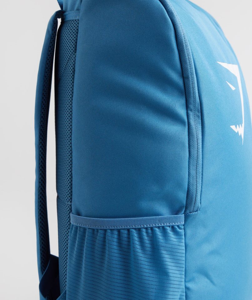 Gymshark Sharkhead Rucksäcke Blau | 40829FWBK