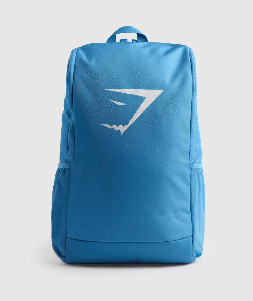 Gymshark Sharkhead Rucksäcke Blau | 40829FWBK