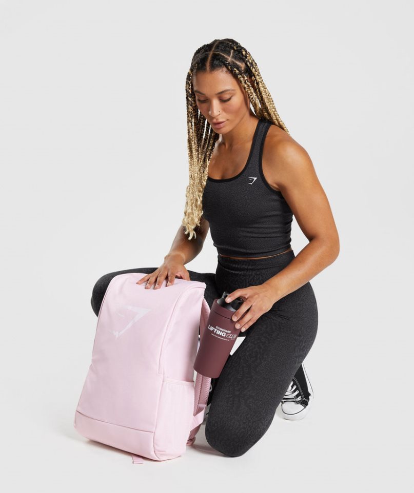 Gymshark Sharkhead Rucksäcke Rosa | 42930RFOB